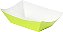 Barcos de Papel para Barcos Bio Tek de 6 Onças, 400 Bandejas de Alimentos Descartáveis de 40 - Revestimento de PE, Durável, Cestas de Alimentos de Papel com Impressão Verde Claro, Para Barracas de - Imagem 2