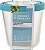 Armazenamento e Preparação de Alimentos em Vidro Anchor Hocking - Armazenamento de Alimentos em Vidro Azul Mineral Alto de 7 Copos, 11839AHG17,2 - Imagem 5