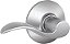 Trava de passagem de alavanca Accent SCHLAGE F10 ACC 626, Cromo acetinado - Imagem 1