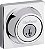 Fecho de segurança Kwikset 660 Deadbolt Contemporâneo, Cromo Polido, Fechadura de cilindro único, porta de entrada dianteira com chave externa quadrada, rekey de segurança SmartKey resistente a arrombamento - Imagem 1