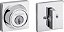 Fecho de segurança Kwikset 660 Deadbolt Contemporâneo, Cromo Polido, Fechadura de cilindro único, porta de entrada dianteira com chave externa quadrada, rekey de segurança SmartKey resistente a arrombamento - Imagem 3