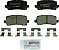 Conjunto de pastilhas de freio de disco cerâmico QuietCast Premium BOSCH BC1698 - Compatível com Acura RLX, TLX; TRASEIRO - Imagem 2