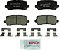 Conjunto de pastilhas de freio de disco cerâmico QuietCast Premium BOSCH BC1698 - Compatível com Acura RLX, TLX; TRASEIRO - Imagem 1