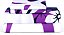 Conjunto de lençóis completos VISI-ONE Extremely Stoked Full Floral, 100% algodão, com bolso de 15 de profundidade, resistente a desbotamento, manchas e rugas (Sol Roxo) - Imagem 5
