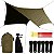 Lona de chuva Swiss Outdoors | Abrigo de barraca à prova d'água | Leve e fácil de montar para rede, mochilão ou equipamento de acampamento | Qualidade premium 12 x 9 ft |, Verde Exército - Imagem 3