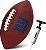 Futebol americano da equipe Franklin Sports NFL - Futebol americano juvenil de tamanho júnior para crianças - Logotipo oficial da equipe da NFL + Cores do time de futebol juvenil - Loja de fãs infantis da NFL - Imagem 1