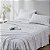 Conjunto de Lençóis 100% Algodão Comfort Spaces Respiráveis, Leves, Macios com Bolso Elástico de 12 Ajusta Colchões de até 14, Roupas de Cama Aconchegantes para Todas as - Imagem 1