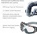 Óculos de segurança Honeywell Uvex Stealth OTG com lente anti-embaçante Clear HydroShield e tira de tecido (S3970HSF) - Imagem 5