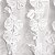 Lush Decor Riley Cortina de Janela - Detalhes Encantadores de Laço Feitos à Mão - Elegante Painel Único de Filtragem de Luz - 54 L x 18 A, Branco - Imagem 3