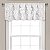 Lush Decor Riley Cortina de Janela - Detalhes Encantadores de Laço Feitos à Mão - Elegante Painel Único de Filtragem de Luz - 54 L x 18 A, Branco - Imagem 1