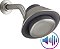 Chuveiro KOHLER Moxie habilitado para Alexa, alto-falante Bluetooth para chuveiro, rádio para chuveiro, alto-falante recarregável, alto-falante portátil, 2,5 GPM, K-28238 - Imagem 2