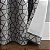 Sun Zero - 55856 Verve Twill Mosaic Thermal Extreme 100% Blackout Grommet Curtain Panel, 52 x 84, Charcoal/Gray se traduz para Painel de cortina com ilhós blackout 100% extremo térmico de m - Imagem 5