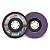 Disco Flap Cubitron 3M 769F, Tipo 27, 80+, 4-1 / 2 pol. x 7/8 pol., Disco de Alta Performance para Retificação e Acabamento com Grão Cerâmico de Alta Precisão, - Imagem 1