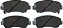 Beck/Arnley 085-1294 Pastilha de Freio Premium ASM - Imagem 1