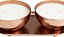 Vela de 12 oz com 2 pavios CosmoLiving da Cosmopolitan de metal com aroma de brisa tropical martelada, cera branca, conjunto de 2, 10 L, 3 A, Cobre. - Imagem 2