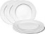 Louça comercial Seltmann Weiden, prato raso de porcelana Meran com borda, prato de sobremesa/pão, branco, 6,8 polegadas, conjunto de 6. - Imagem 2