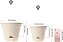 Conjunto de 4 vasos autoirrigáveis T4U 7,5 polegadas com armazenamento de água de longo prazo vaso para plantas de casa, flores, ervas, suculentas decoração de casa (Bege - Imagem 5