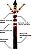 LookOurWay Air Dancers - Anexo do Homem Tubo Inflável - 20 pés de altura - Boneco tubular inflável dançante maluco para promoção de negócios (Blower não incluído) - Tema de personagem - Imagem 2