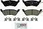 Conjunto de pastilhas de freio de disco cerâmico premium BOSCH BC858 QuietCast - Compatível com Chrysler Town & Country, Voyager; Dodge Caravan, Grand Caravan; TRASEIRO - Imagem 1