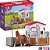 Clube do Cavalo Schleich 13 Peças para Meninas e Meninos de 5 anos ou mais, Área de Lavagem de Cavalos com Estábulo (72177) Multicor - Imagem 1