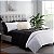 Serta SatinLuxury 3pc Conjunto de lençol de seda sedosa leve com bolso profundo e fronhas, Twin XL, preto - Imagem 2