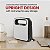 Máquina de sanduíche panini gourmet Elite ESM2207SS Grilled Cheese Tuna Melt Omelets, superfície de cozimento antiaderente, 2 fatias, 750 watts, aço inoxidável. - Imagem 5