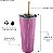 Cambridge Silversmiths Rosa 2 Pacotes de copos de aço inoxidável com canudo de 24 oz Geode Decal, 0 - Imagem 2