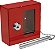 Caixa de Armazenamento de Chave de Emergência com Alarme para Janela de Vidro Quebrável e Chave de Bloqueio Vermelha da Barska com Martelo Anexado para Casa e Negócios - Imagem 1