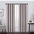 Cortinas ECLIPSE Gemini com ilhós para quarto, painel único, 50 pol x 108 pol, Blush - Imagem 1