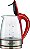 Chaleira de Vidro Temperado KT-1900R da Brentwood Appliances, 1,7 Litros, Vermelho - Imagem 4