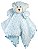 Cobertor de segurança de pelúcia Stephan Baby Plush Cuddle Bud, Urso Azul, 18 x 18 polegadas - Imagem 1