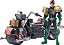 HIYA TOYS Judge Dredd: Dredd e Lawmaster Mk II PX 1:18 Escala Figura de Ação Miniatura Exclusiva. - Imagem 1