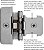 Hickory Hardware P5311-SN-10B, Hickory Hardware P5311-10PACK (10) Pares - Dobradiças de porta de armário envolventes com sobreposição de 1/4 de polegada e ângulo de abertura - Imagem 2