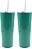 Conjunto de 2 Copos com Canudo Isolado de 710ml Cambridge Silversmiths Teal - Imagem 1