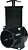 Válvula de portão Valterra 7302 ABS, preta, 3 Slip x Spig - Imagem 1