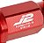 Porca de alumínio 7075-T6 M12 x 1,25 de extremidade aberta de 50mm com adaptador de soquete (vermelho) - 20 peças da J2 Engineering - Imagem 3