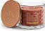 Velas Perfumadas de Outono Root Candles de Vidro em Formato de Favos de Mel com 3 Pavios Premium Feitas à Mão com Mistura de Cera de Abelha, 12 Onças, Gengibre Chai - Imagem 1