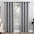 Painel de Cortina Grommet Sun Zero Columbia 2-Pack Economia de Energia Térmica 100% Blackout, Par de Painéis, 50 x 108, Prata - Imagem 1
