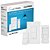 Interruptor e controle remoto sem fio Lutron Caseta | Interruptor de 3 vias | Compatível com Alexa, Apple HomeKit e Google Assistant | P-PKG1WS-WH | Branco - Imagem 1
