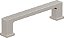 Amerock 10BX37031G10 | Puxador de Armário em Níquel Acetinado | 3-3/4 polegadas (96mm) de centro a centro | Pacote com 10 unidades | Bridgeport | Ferragem para Móveis - Imagem 1