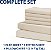 Conjunto de lençóis de microfibra 90GSM Home Basics Ultra Soft Brushed 6 Piece - Hipoalergênico, Full, Creme - Imagem 5