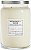 Jarra de apotecário de vidro grande Stonewall Home Fresh Linen, Vela Perfumada, 21,25 oz., Branca - Imagem 1