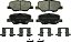 Conjunto de pastilhas de freio cerâmicas Wagner Brake ThermoQuiet QC1679 - Imagem 1
