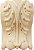 Ekena Millwork CORW05X03X07ABMA Grandes Corbels de Madeira com Bloco de Acanthus e Chapa de Base, 5 L x 3 P x 6 1/2 A, Bordo - Imagem 2