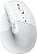 Logitech Lift para Mac Mouse Ergonômico Vertical sem Fio, Bluetooth, Cliques Silenciosos, Roda Silenciosa Inteligente, 4 Botões Personalizáveis, para macOS/iPadOS/MacBook Pro/Air/iMac/iPad - Branco Off - Imagem 1