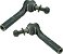 Conjunto de 2 pares de kit de extremidade externa da barra de acoplamento esquerda e direita compatível com Saab 9-3 9-5 - Imagem 1