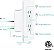 Tomada Inteligente Kasa KP200, Outlet Wi-Fi Residencial Embutido Funciona com Alexa, Google Home & IFTTT, Sem Necessidade de Hub, Controle Remoto, Certificado ETL, Branco, 1 Pacote - Imagem 4
