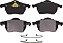 Conjunto de pastilhas de freio dianteiras Wagner QuickStop ZX840B para Volvo C70 2004. - Imagem 1