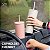 Copo Isolado Moderno Simple com Tampa e Canudo | Copo de Café Gelado Reutilizável de Aço Inoxidável | Garrafa de Água com Isolamento para Viagem | Presente para Mulheres e Homens | Coleção Cláss - Imagem 3