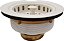 Westbrass D214-51 3-1/2 Post Style Large Kitchen Sink Basket Strainer, 1-Pack, Pó de Amêndoa Aplicado por Revestimento - Imagem 4